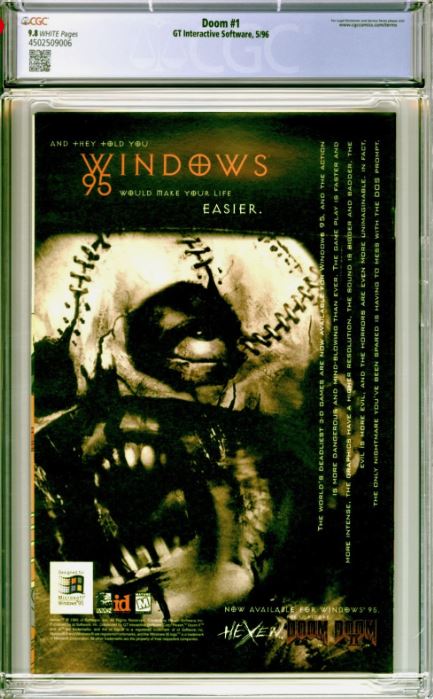 Doom #1 GT Interactive Software 1996 (First Print) (9.8)"CGC"