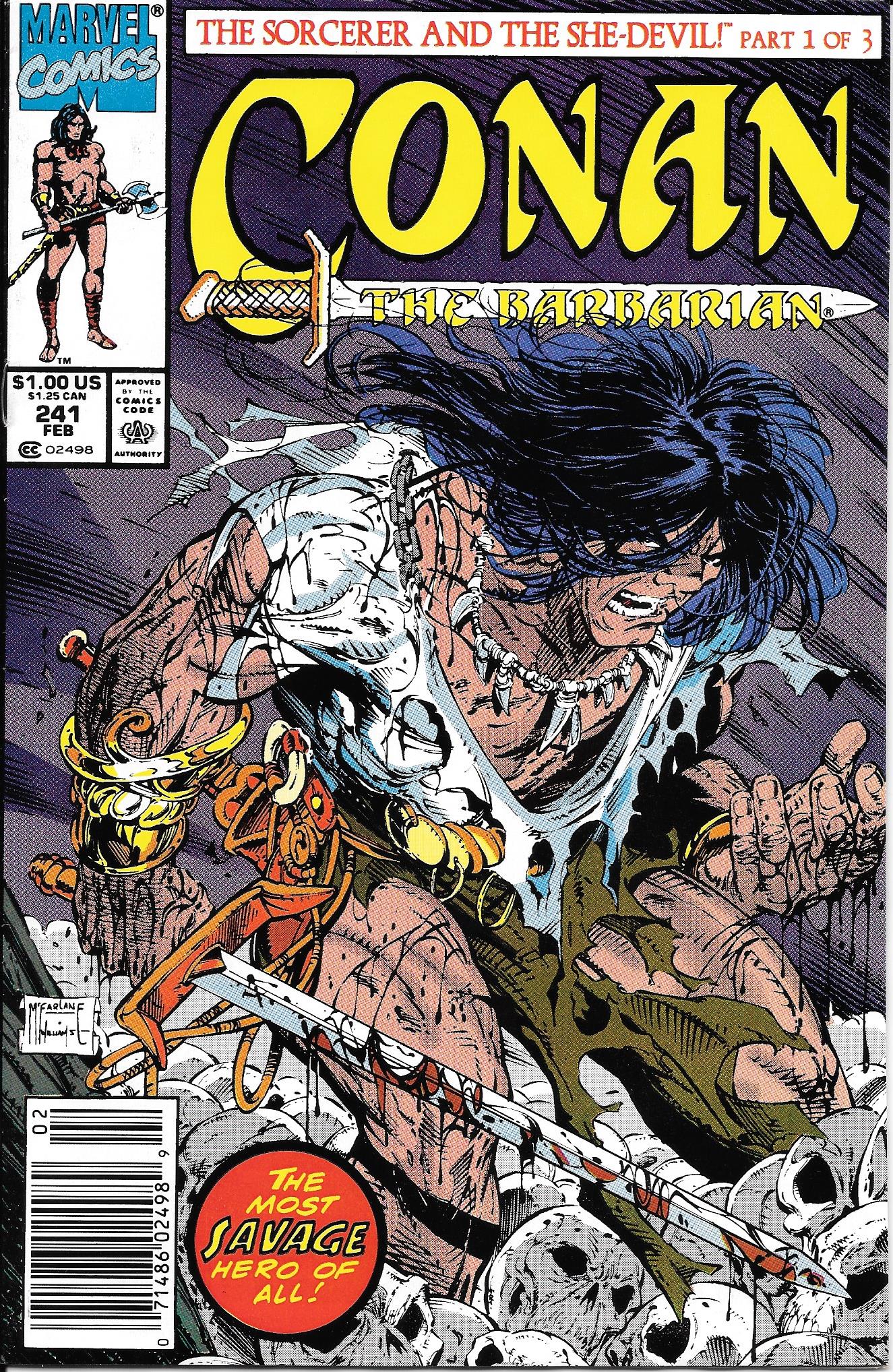 Conan #241 (Newsstand) NM