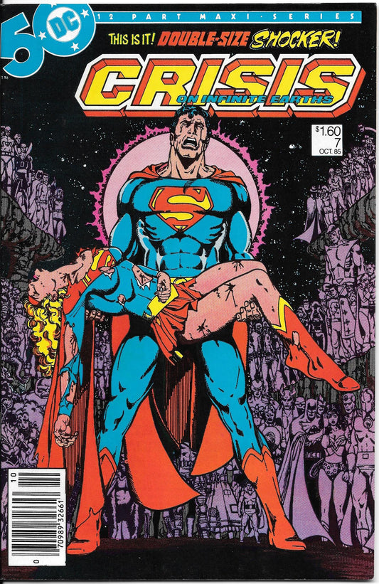 Crisis On Infinite Earths #7 (Newsstand) (Canadian Price Variant) -NM