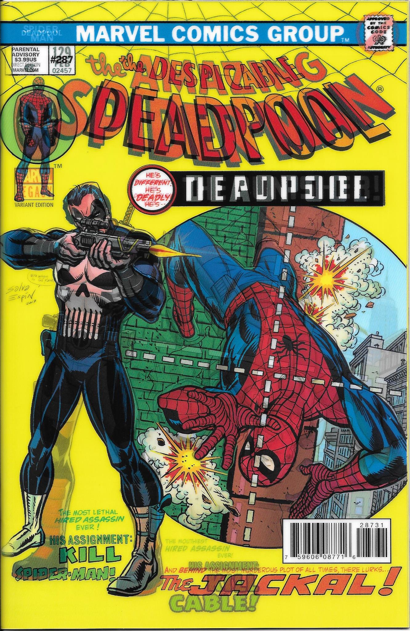 Deadpool #287 (Lenticular) NM+