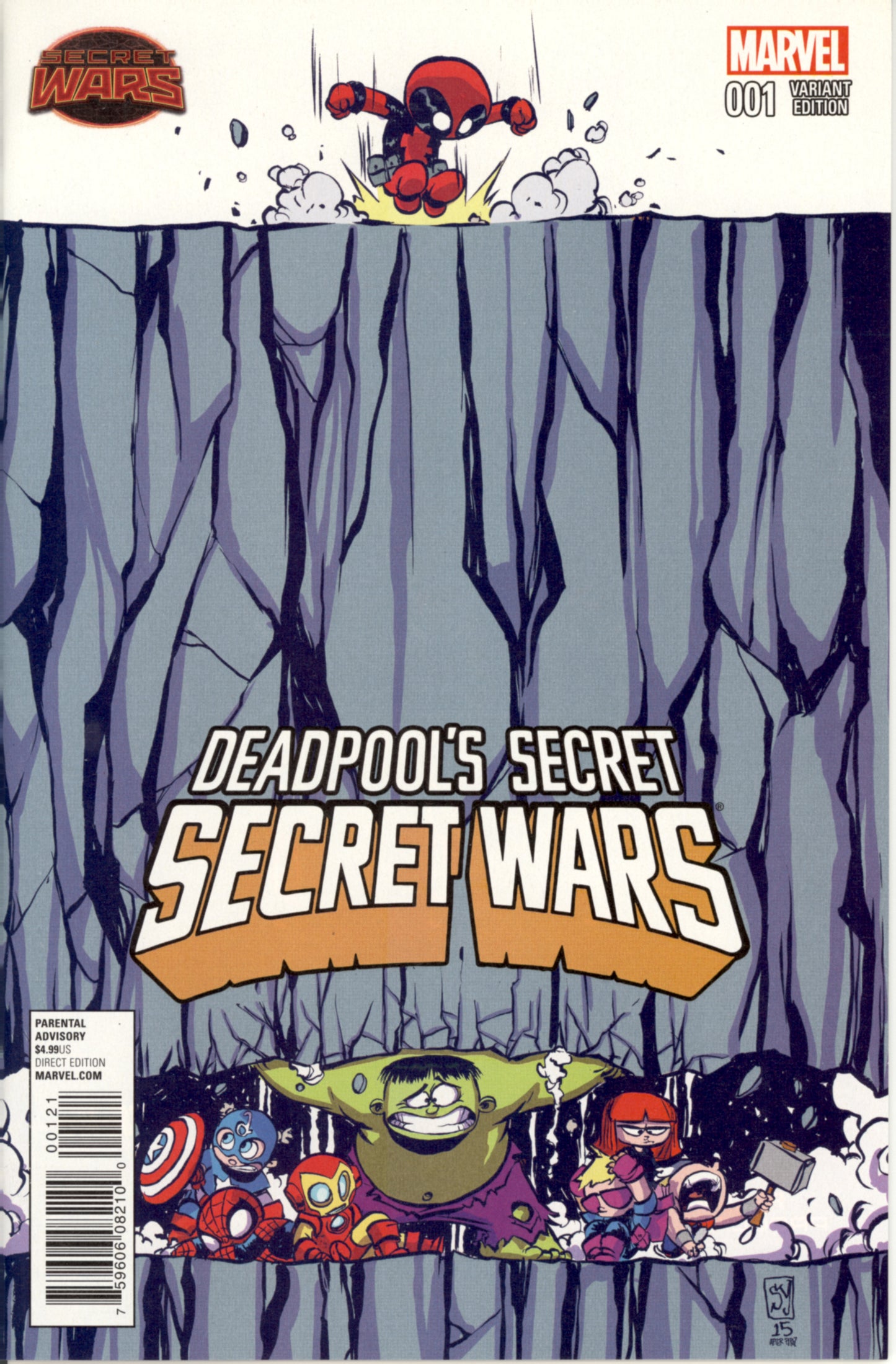 Deadpool's Secret Wars #1 (Skottie Young Variant) NM+