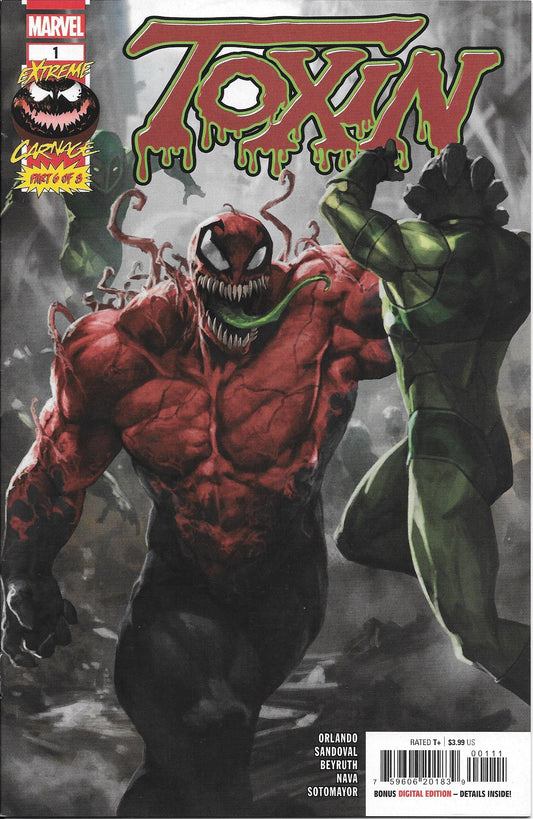 Extreme Carnage Toxin #1 NM