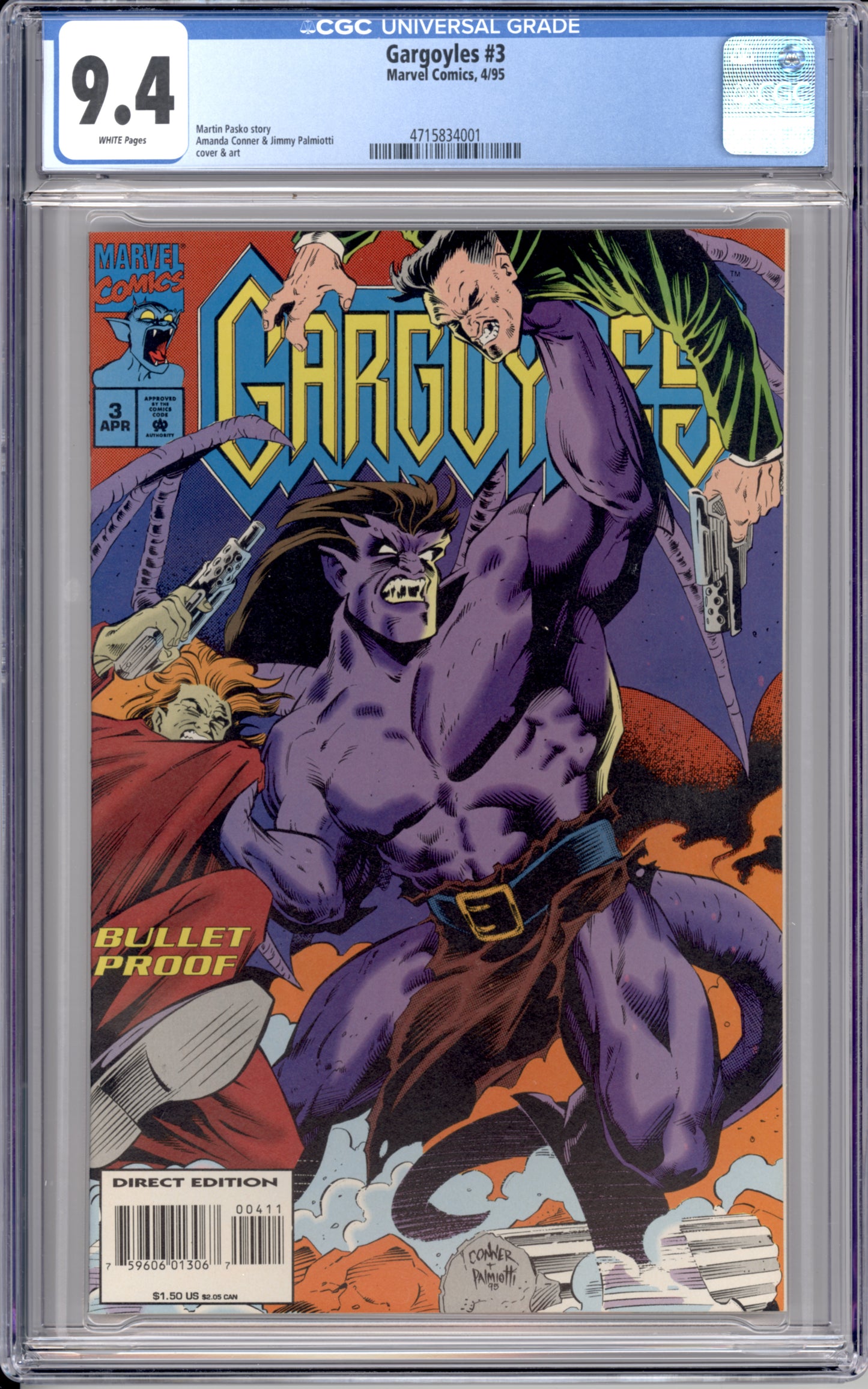 Gargoyles #3 (1995) (9.4) "CGC"