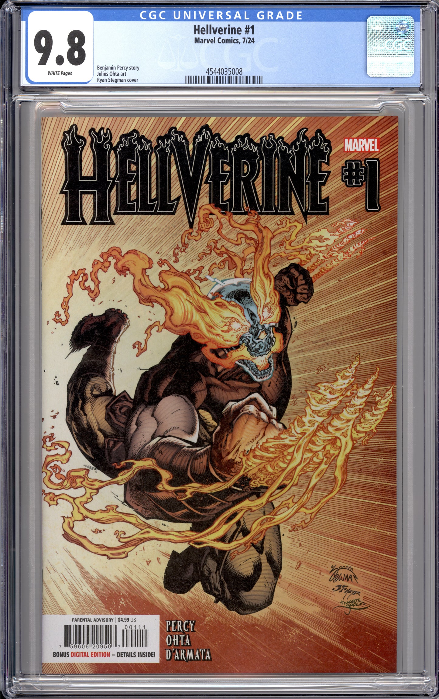 Hellverine #1 (9.8) "CGC"