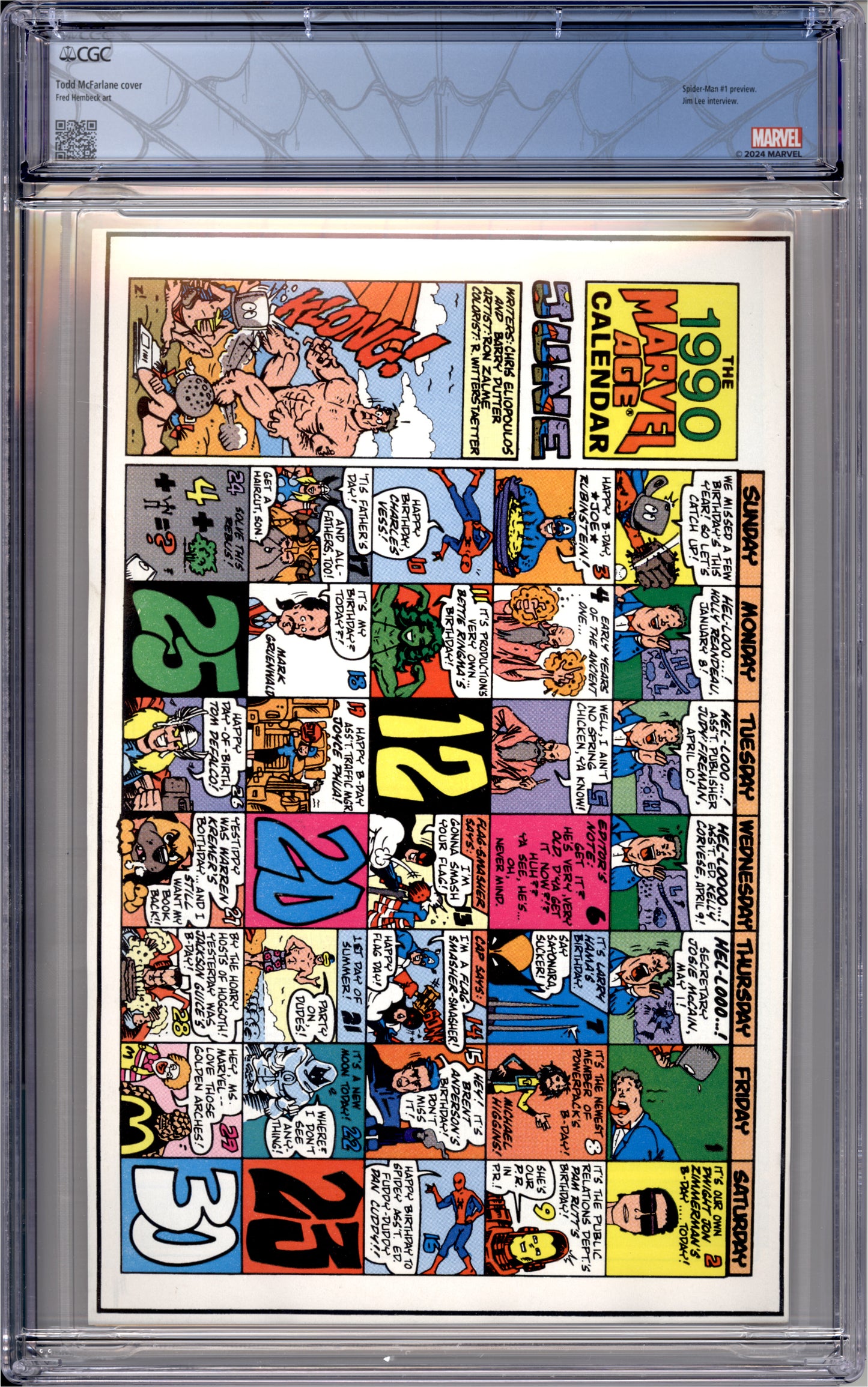 Marvel Age (Newsstand) (9.2) #90 "CGC"