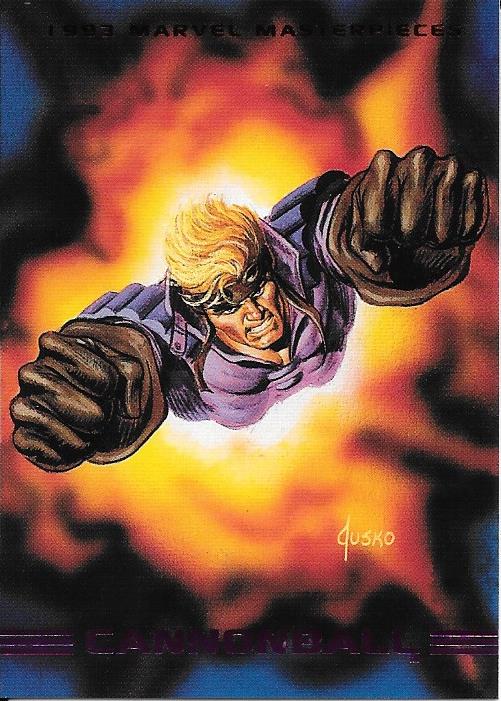 Marvel Masterpiece 1993 Cannonball #50