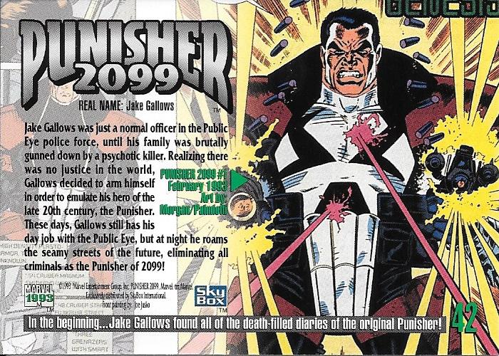 Marvel Masterpiece 1993 Punisher 2099 #42