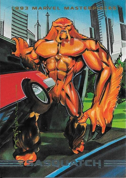 Marvel Masterpiece 1993 Sasquatch #66