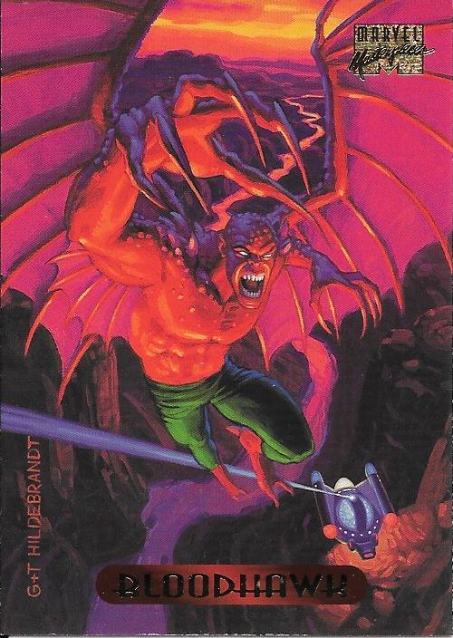 Marvel Masterpiece 1994 Bloodhawk #16