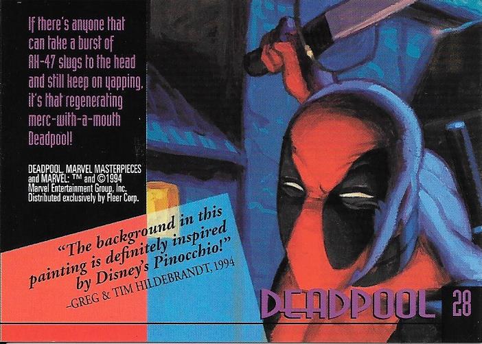 Marvel Masterpiece 1994 Deadpool #28