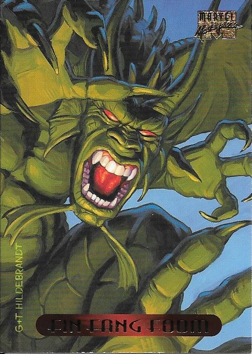Marvel Masterpiece 1994 Fin Fang Foom #37