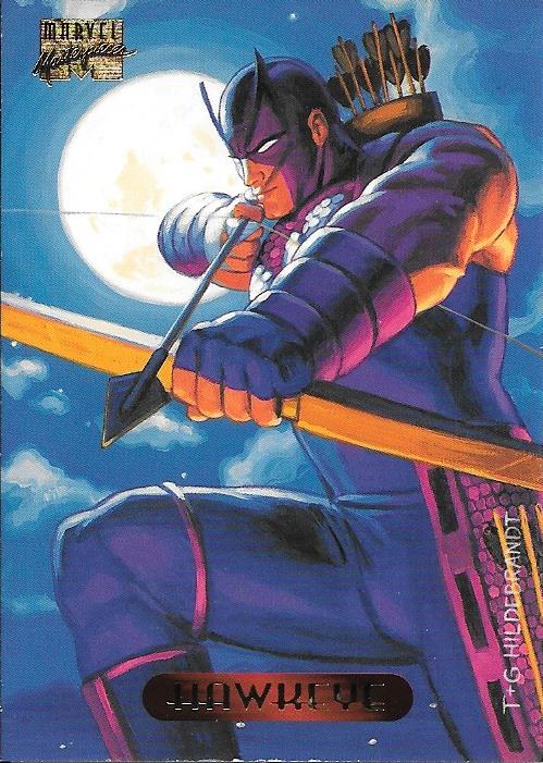 Marvel Masterpiece 1994 Hawk Eye #49