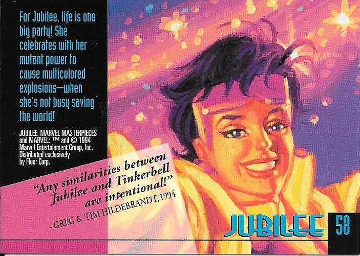 Marvel Masterpiece 1994 Jubilee #58