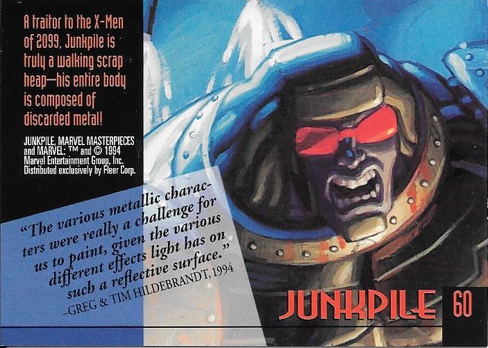 Marvel Masterpiece 1994 Junkpile #60
