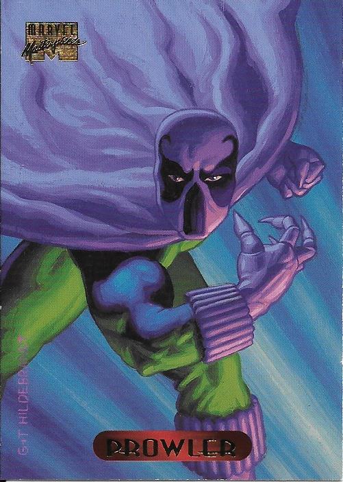 Marvel Masterpiece 1994 Prowler #91