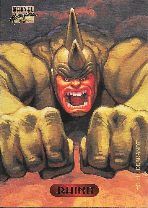 Marvel Masterpiece 1994 Rhino #100