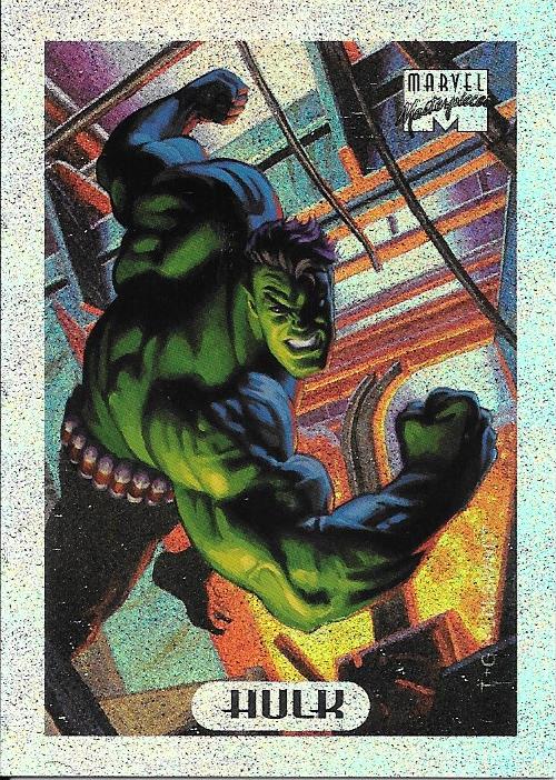 Marvel Masterpiece 1994 Silver Foil Hulk #4