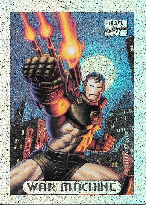 Marvel Masterpiece 1994 Silver Foil War Machine #10