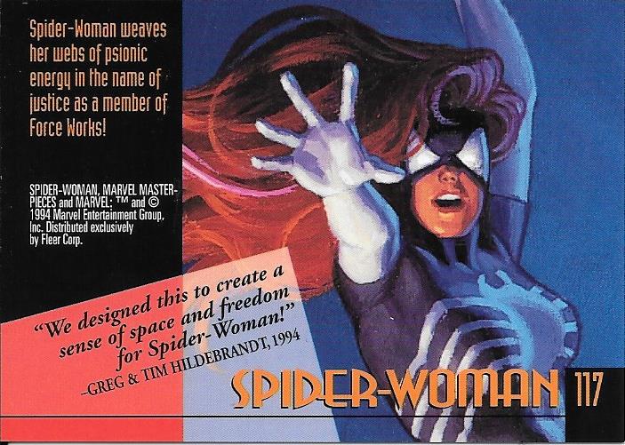 Marvel Masterpiece 1994 Spider-Woman #117
