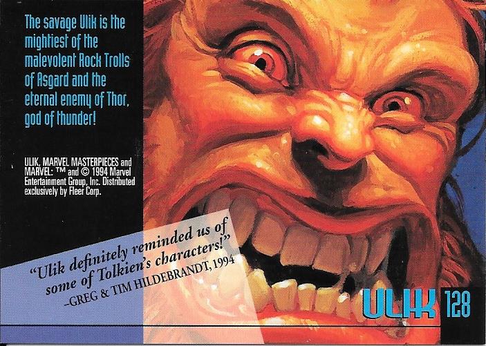 Marvel Masterpiece 1994 ULIK #128