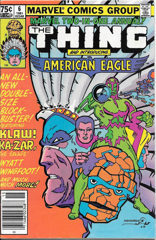 Marvel Two in One #6 VF