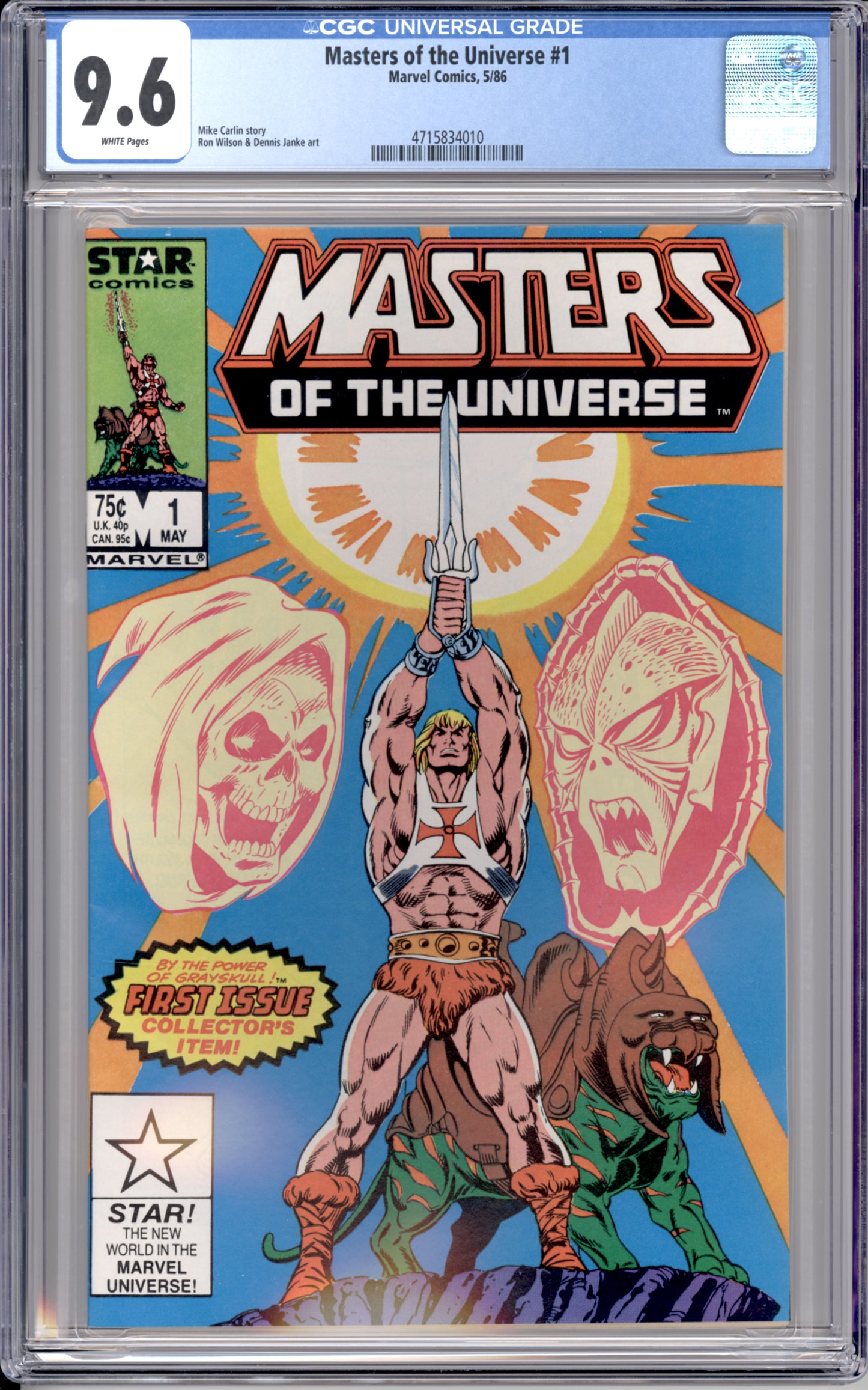 Masters of the Universe #1 (1986) (9.6) "CGC"