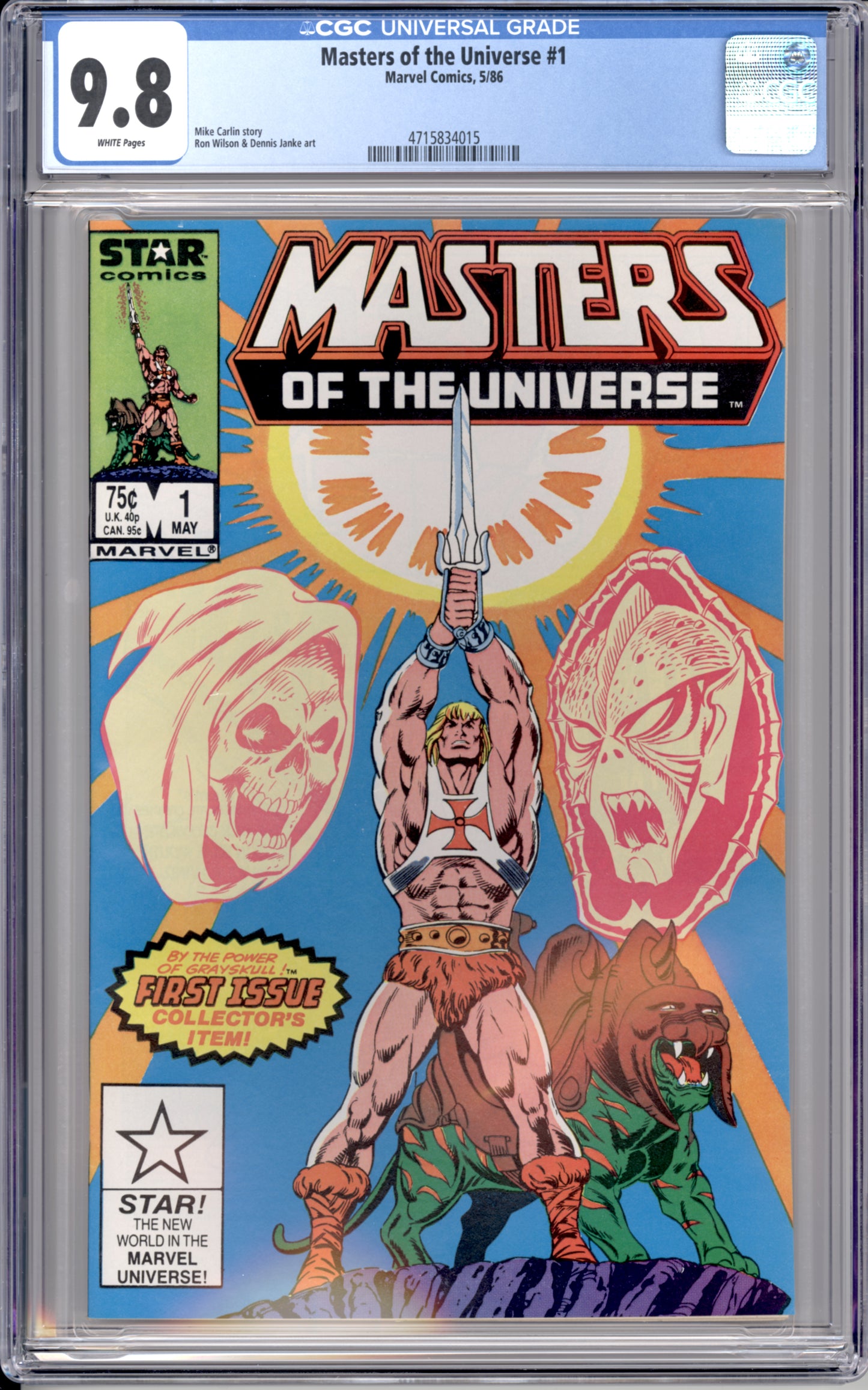 Masters of the Universe #1 (1986) (9.8) "CGC"