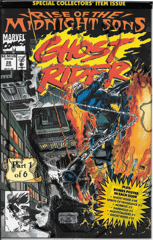 Midnight Sons Ghost Rider #28 (Polybagged) NM+