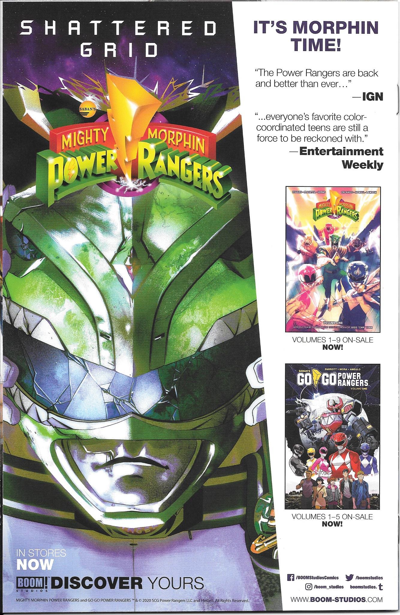 Mighty Morphin Power Rangers& TMNT #2 NM+