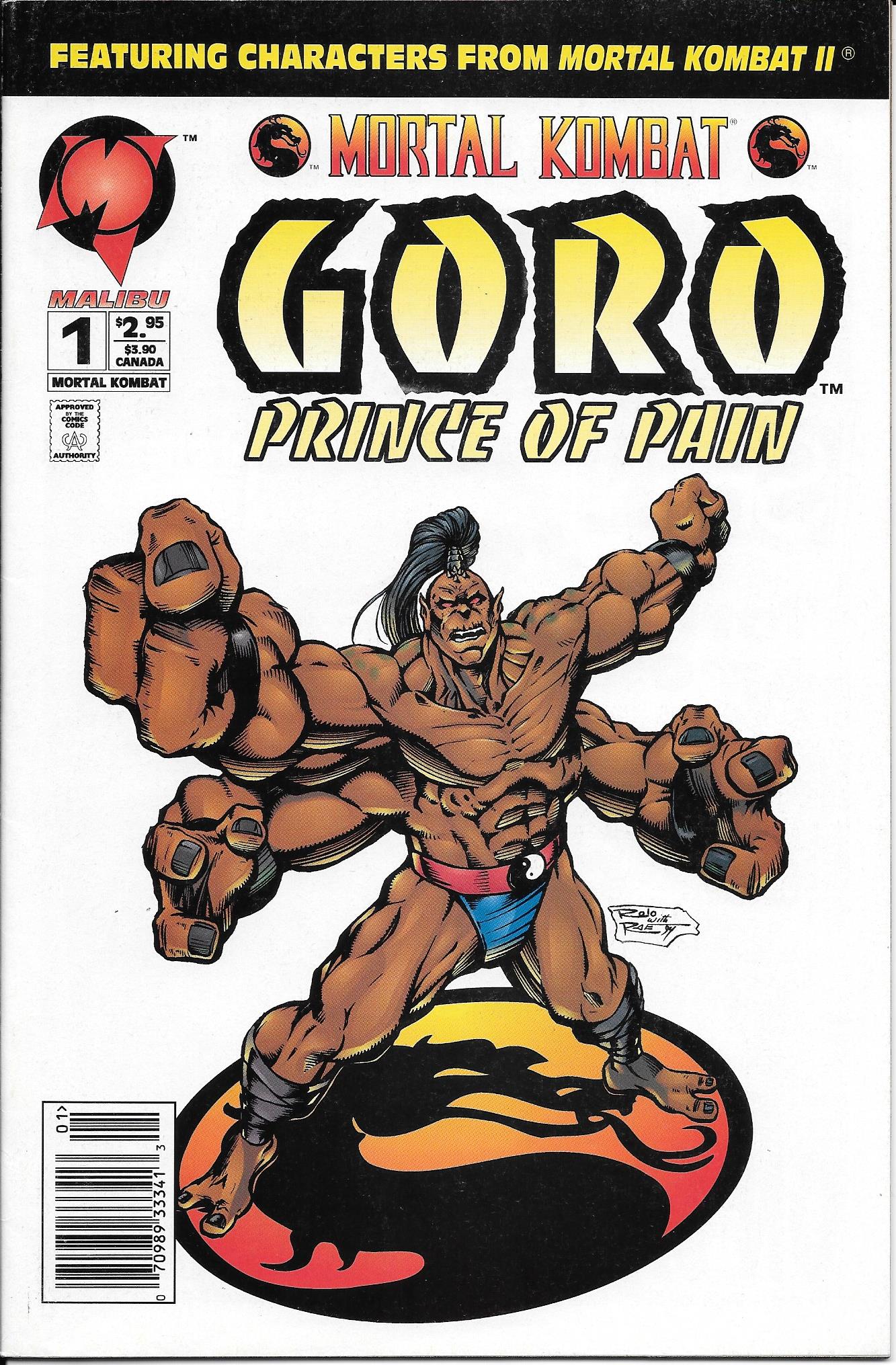 Mortal Kombat Goro Prince of Pain #1 (Newsstand) NM