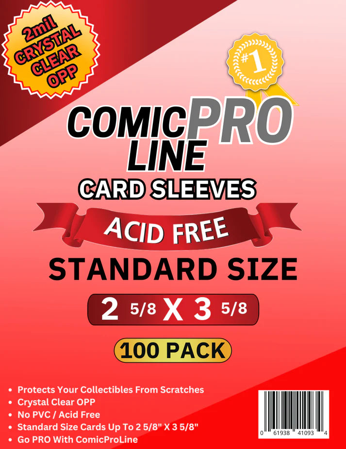Comic PRO Line "Standard Card Sleeves" (Crystal Clear)