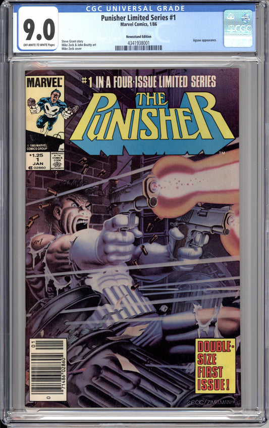 Punisher Limited Series #1 (Newsstand) (9.0) "CGC"