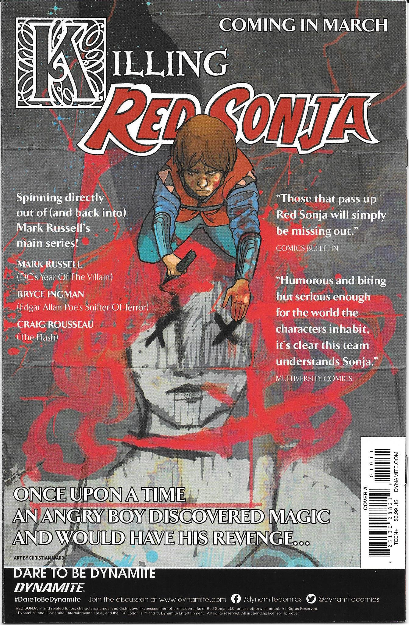 Red Sonja Age of Chaos #1 NM