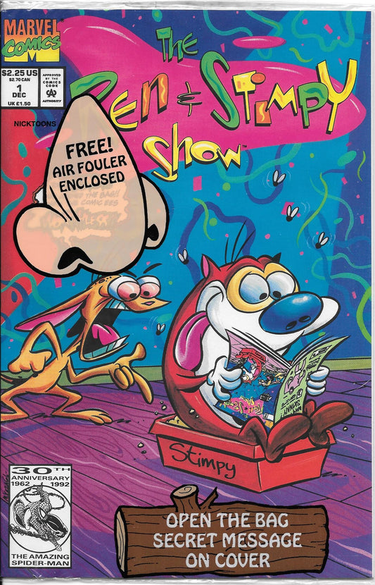Ren and Stimpy #1 (1st Print) NM+(Poly Bagged)
