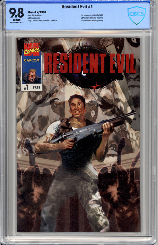 Resident Evil #1 (9.8) "CBCS"