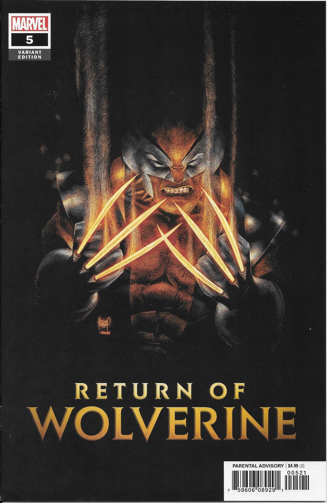 Return of Wolverine #5 (Variant) NM