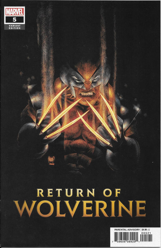 Return of Wolverine #5 (Variant) NM