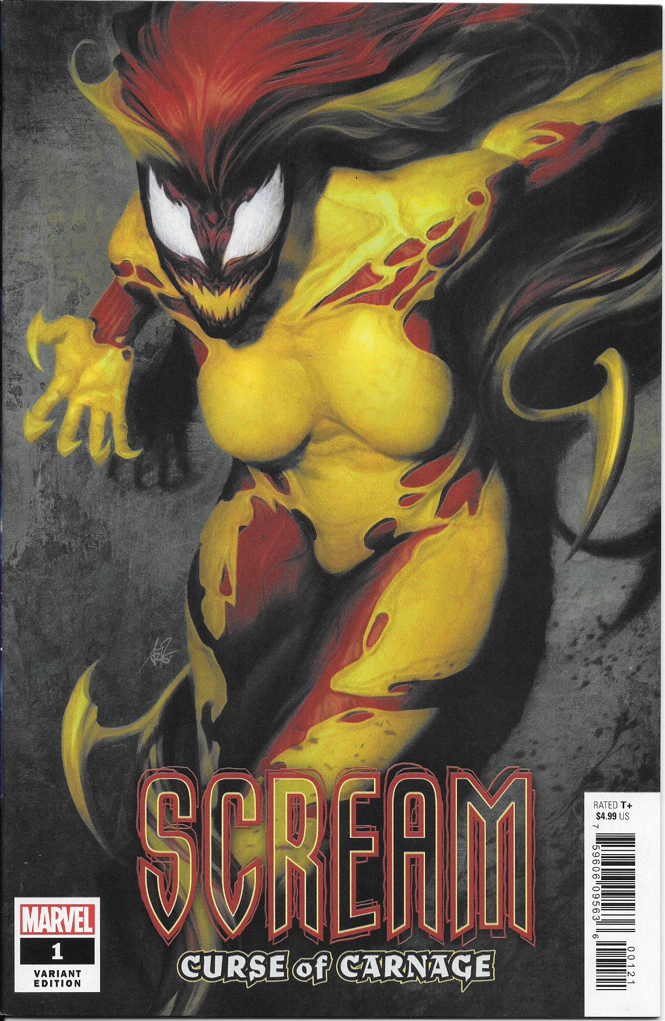 Scream Curse of Carnage #1 (Artgerm Variant) NM