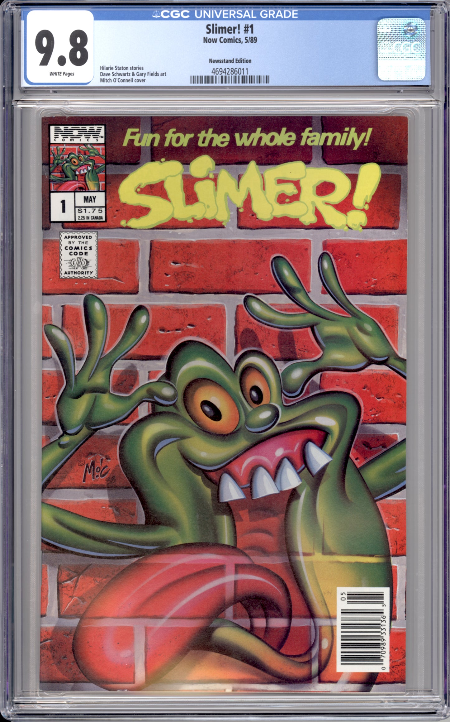 Slimer! #1 (Newsstand) (9.8)"CGC"
