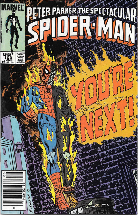 Spectacular Spider-Man #103 (Newsstand) NM