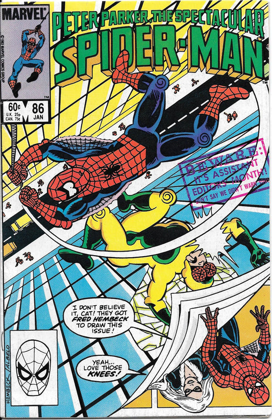 Spectacular Spiderman #86 VF+