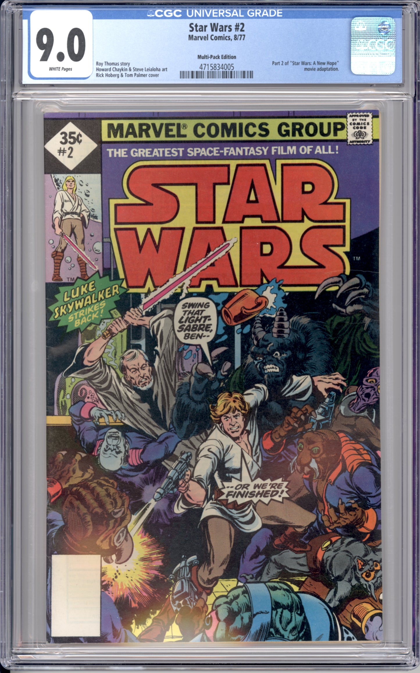 Star Wars #2 (Multi-Pack) (1977) (9.0) "CGC" (Not a Reprint)