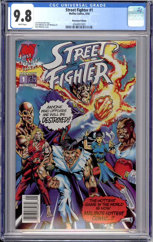 Street Fighter #1 (Newsstand) (9.8) "CGC"