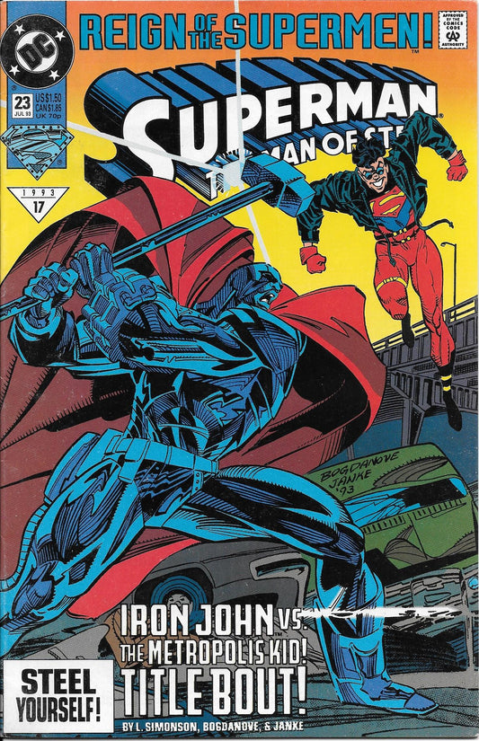 Superman Man of Steel #23 VF+
