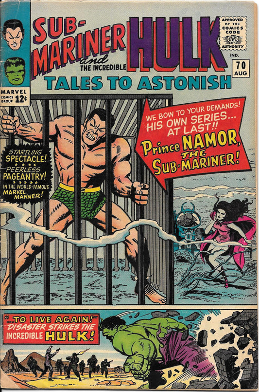 Tales to Astonish #70 G+