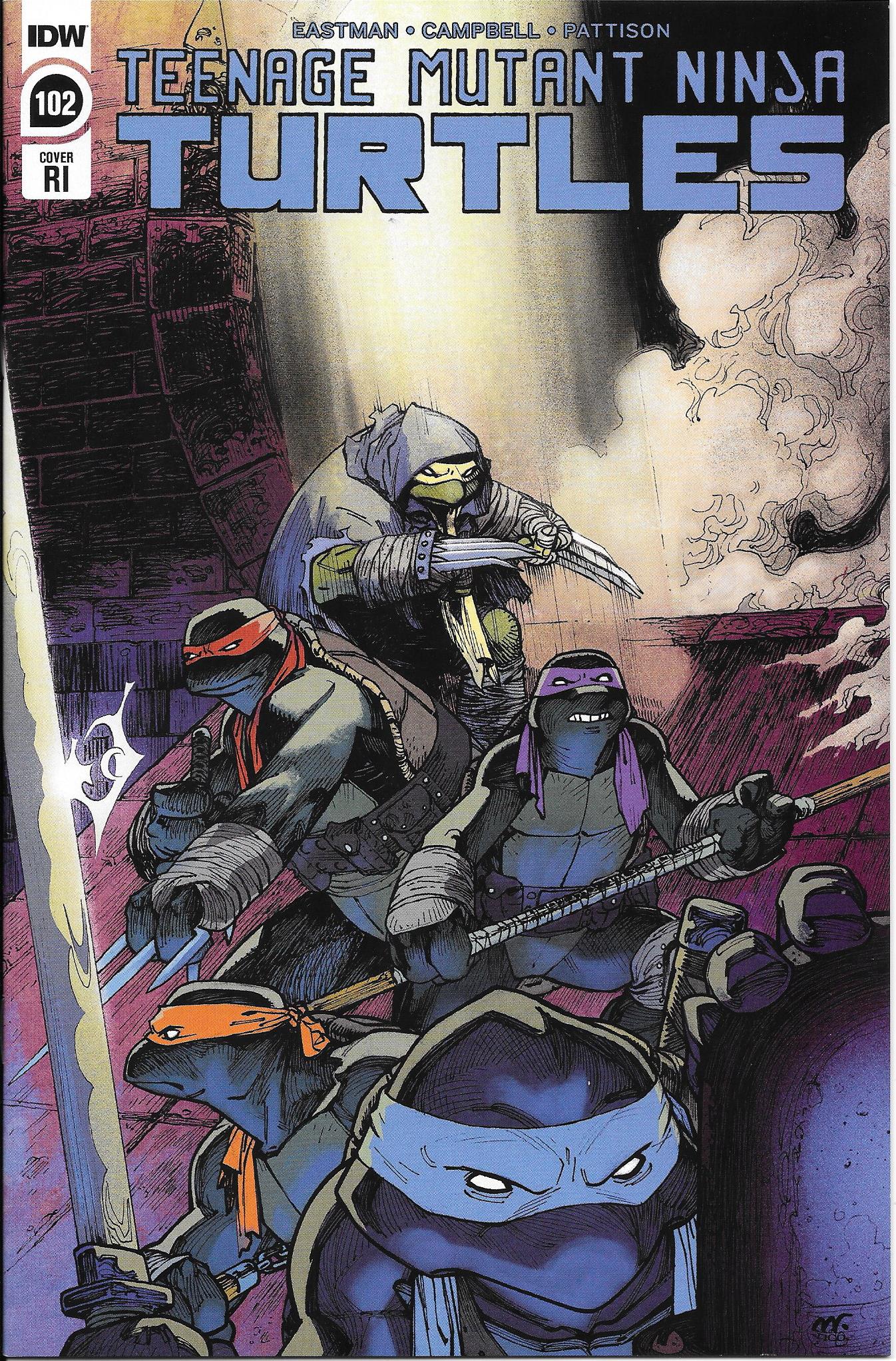 Teenage Mutant Ninja Turtles #102 (RI Variant) NM+