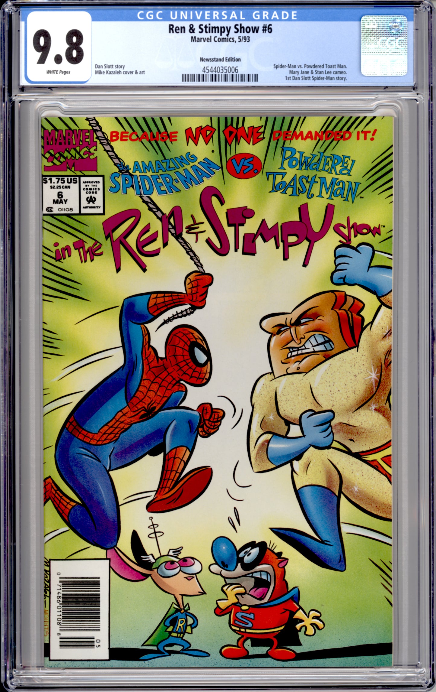 The Ren and Stimpy Show #6 (Newsstand) (9.8) "CGC"