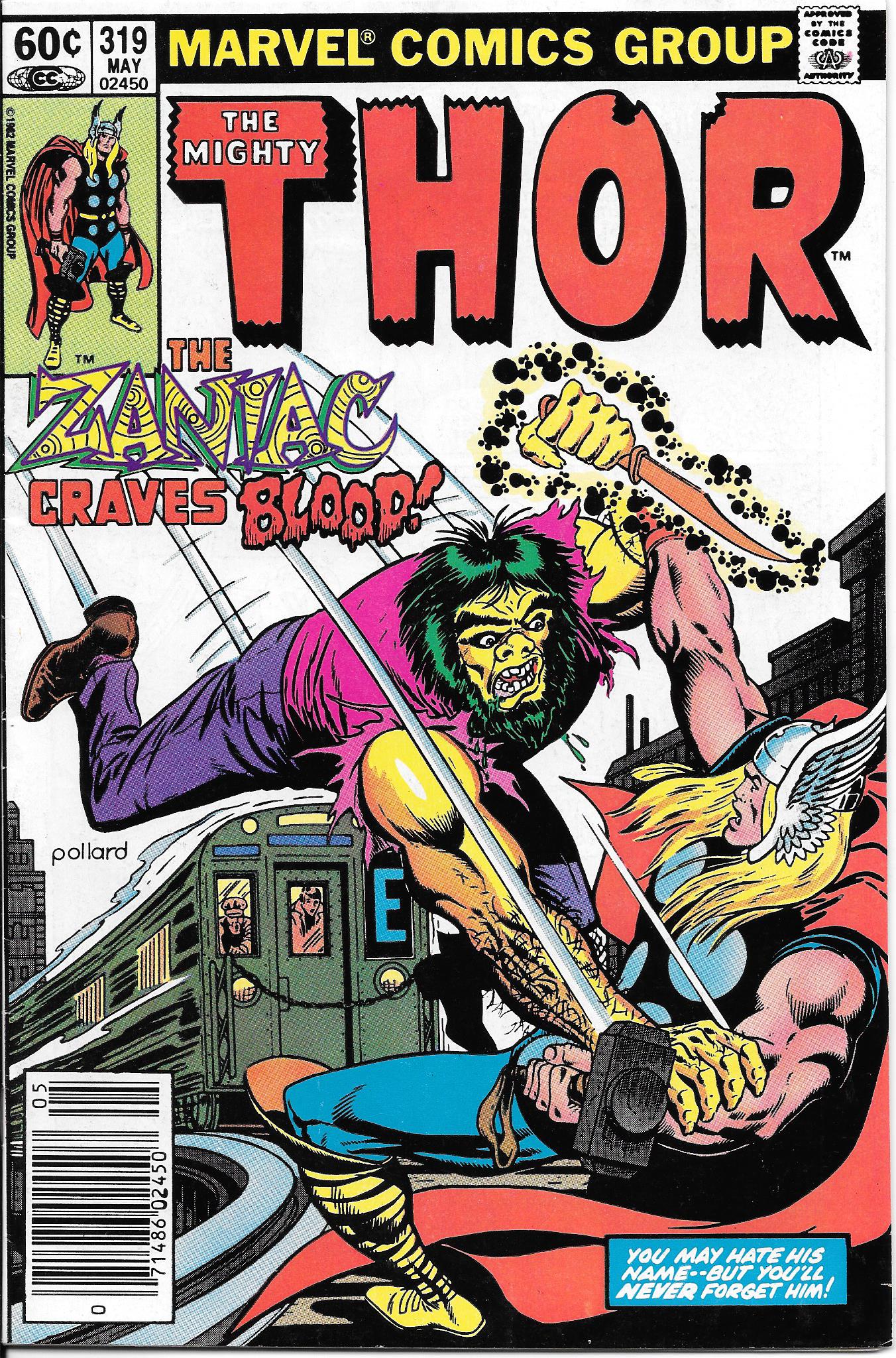 Thor 319 (Newsstand) VF+