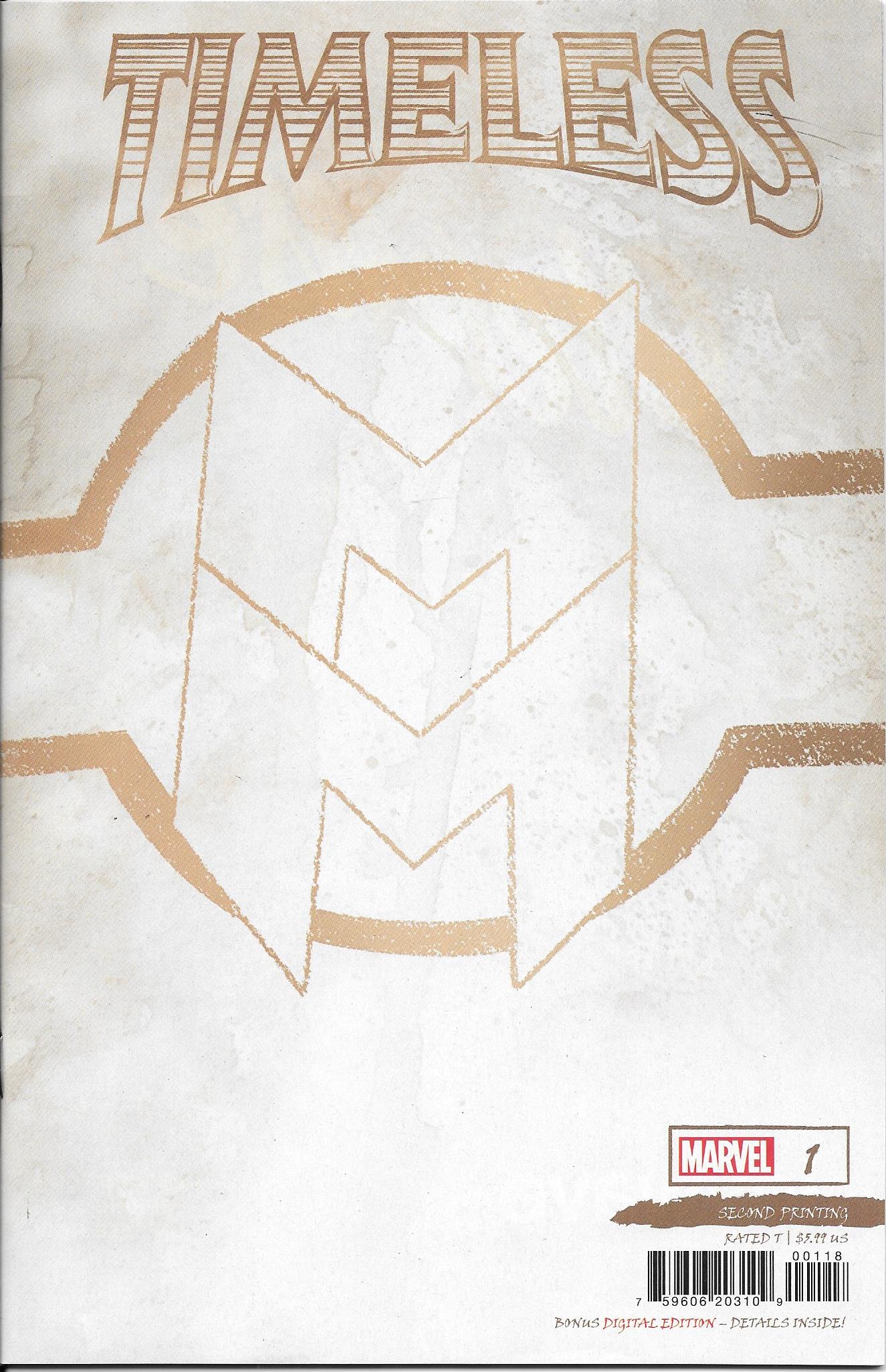 Timeless #1 (1:25) 2nd Print NM+