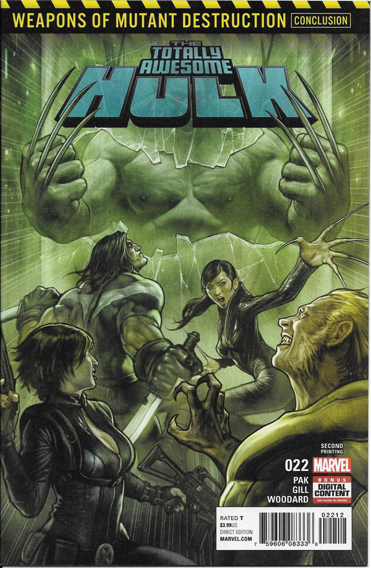 Totally Awesome Hulk #22 NM+ (2nd Print)